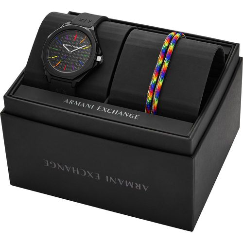 Set orologio e braccialetto Andrea Gift Set AX7158SET - Armani Exchange - Modalova