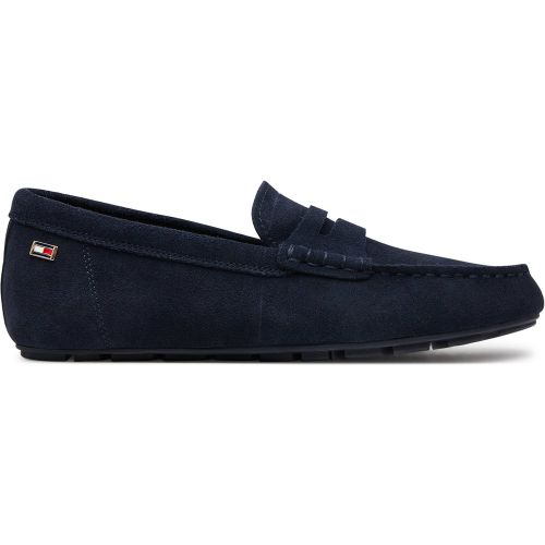 Mocassini Flag Soft Suede Driver Loafer FW0FW08558 - Tommy Hilfiger - Modalova