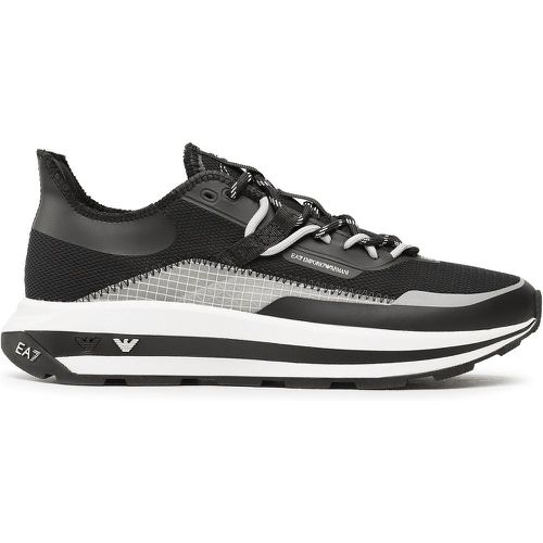 Sneakers X8X145 XK336 N763 Black/Silver - EA7 Emporio Armani - Modalova