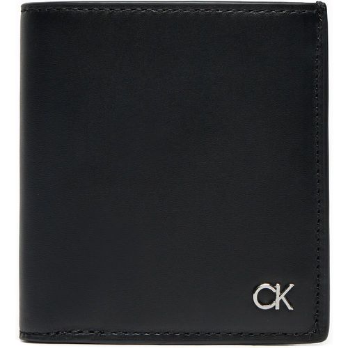 Portafoglio piccolo da uomo Metal Ck Trifold 6Cc W/Coin K50K512290 - Calvin Klein - Modalova