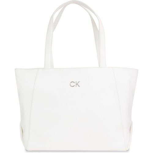 Borsetta Ck Daily Shopper Medium Pebble K60K611766 Bright White YAF - Calvin Klein - Modalova