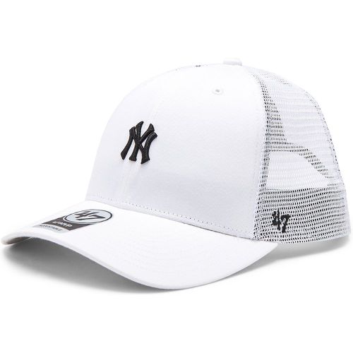 Cappellino MLB New York Yankees Base Runner Mesh '47 MVP B-BRNMS17CTP-WHA White - 47 Brand - Modalova