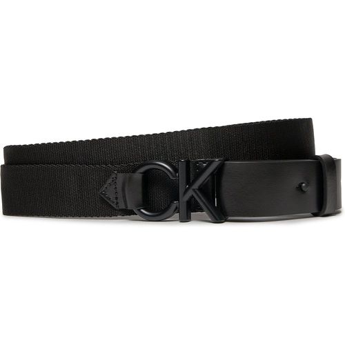 Cintura da uomo Ck Metal Minimal Webbing 30Mm K50K511566 Ck Black BEH - Calvin Klein - Modalova