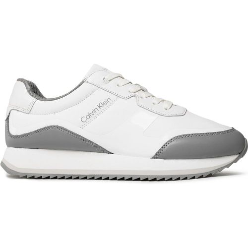 Sneakers Low Top Lace Up Heat Bond HM0HM00551 White/Granite Road 0K8 - Calvin Klein - Modalova