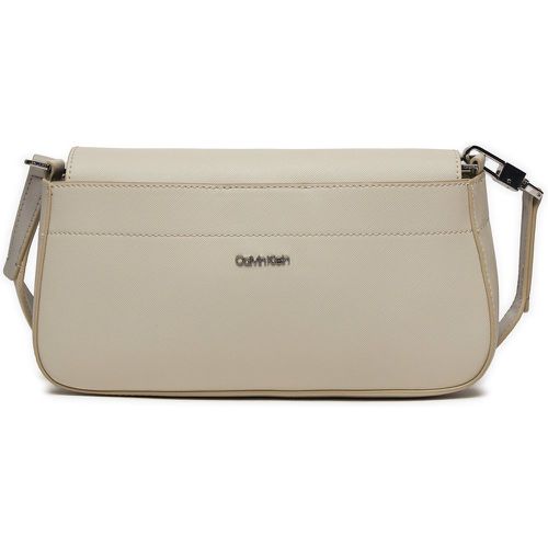 Borsetta Business Shoulder Bag_Saffiano K60K611680 Écru - Calvin Klein - Modalova