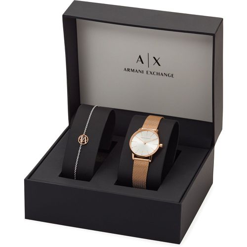 Set orologio e braccialetto Lola AX7121 - Armani Exchange - Modalova