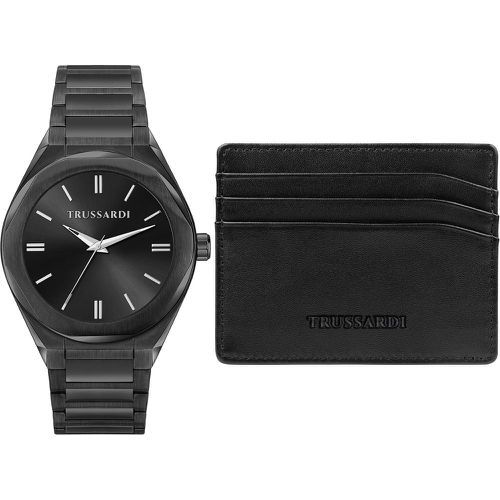 Zestaw_zegarek_i_etui_na_karty R2453156007 - Trussardi - Modalova