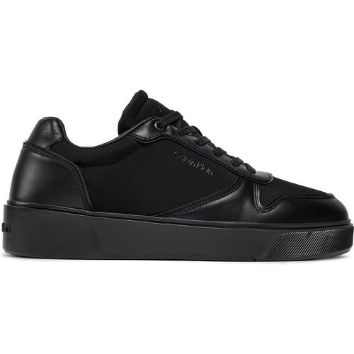 Sneakers Low Top Lace Up W/ Stitch HM0HM01368 Triple Black 0GJ - Calvin Klein - Modalova