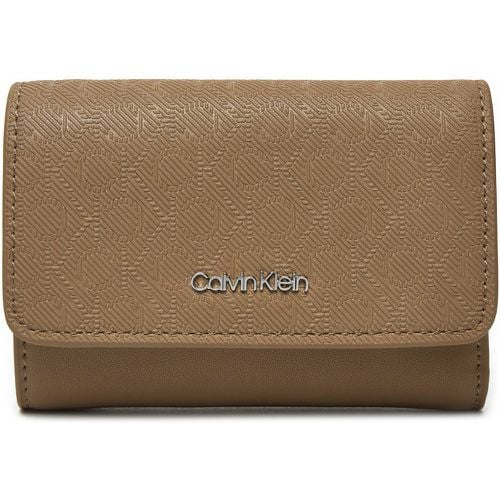 Portafoglio piccolo da donna Ck Must Small Trifold_Mono K60K612829 - Calvin Klein - Modalova