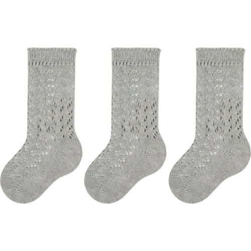 Set di 3 paia di calzini lunghi da bambini 2.518/2 Aluminium 0221 - Condor - Modalova