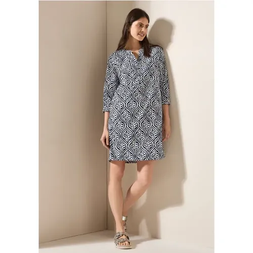 Gemustertes Tunika-Kleid - cecil - Modalova