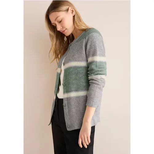 Gestreifter Cardigan - cecil - Modalova