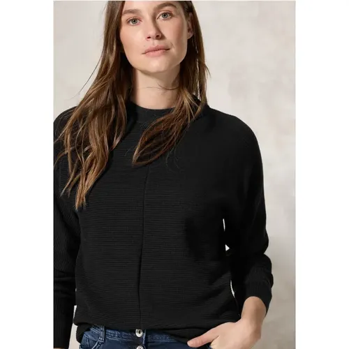 Strukturmix Dolman Pullover - cecil - Modalova