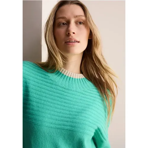 Strukturmix Pullover - cecil - Modalova