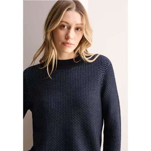 Two-Tone Strukturpullover - cecil - Modalova