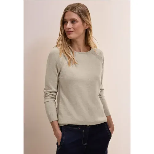 Strukturmix Pullover - cecil - Modalova