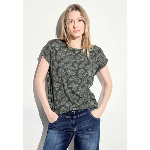 Print T-Shirt - cecil - Modalova