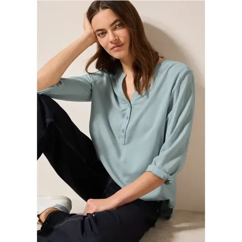 Bluse in Unifarbe - cecil - Modalova