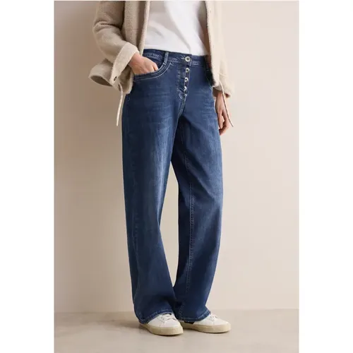 Wide Leg Jeans - cecil - Modalova