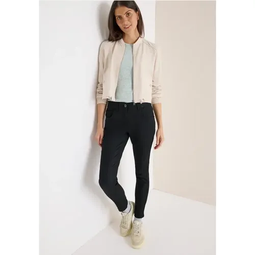 Hose im Leder-Look - cecil - Modalova