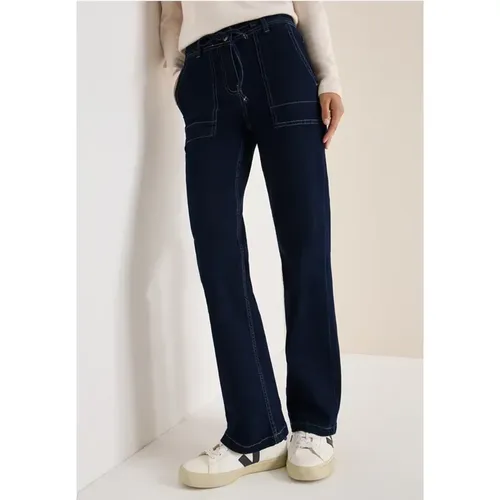 Rinsed Bootcut Jeans - cecil - Modalova