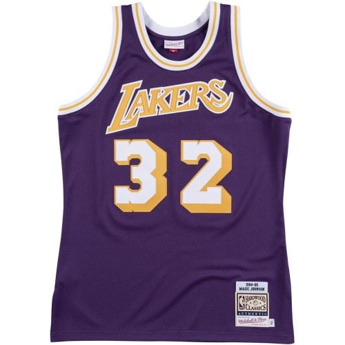 Trikot Los Angeles Lakers Authentic Magic Johnson 1984/85 - Mitchell & Ness - Modalova