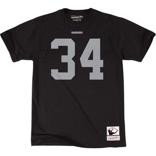 T-shirt Los Angeles Raiders name & number Bo Jackson - Mitchell & Ness - Modalova