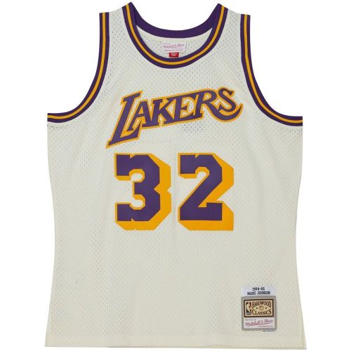 Trikot Los Angeles Lakers Swingman Team Color 1984/85 - Mitchell & Ness - Modalova