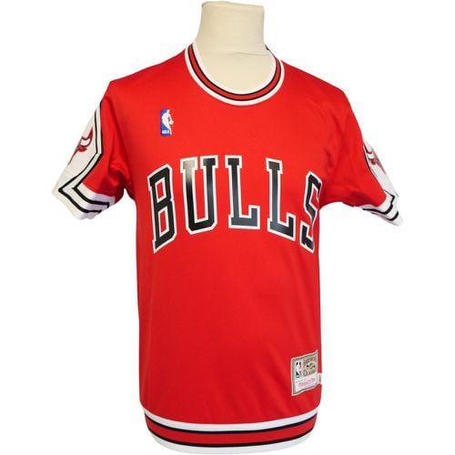 T-shirt Chicago Bulls authentic shooting - Mitchell & Ness - Modalova