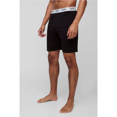 Pantaloncini da casa Man, Nero - boohoo - Modalova