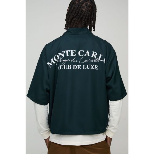 Chemise oversize à imprimé Monte-Carlo - S - Boohooman - Modalova