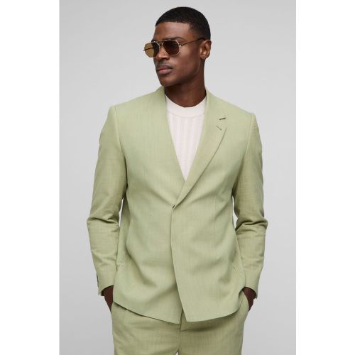 Blazer droit mélangé - 34 - Boohooman - Modalova