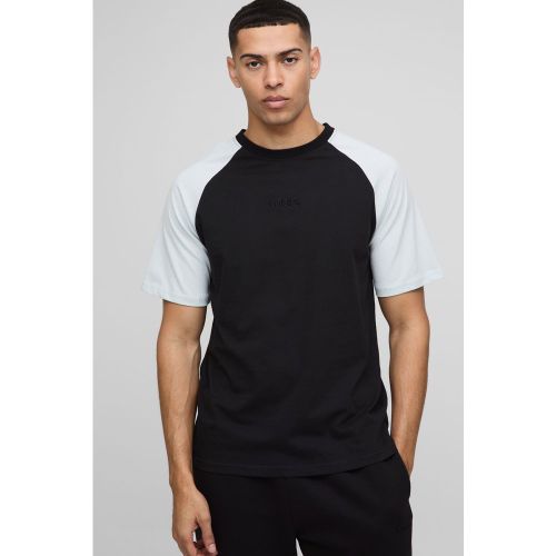 T-shirt color block - MAN - S - Boohooman - Modalova