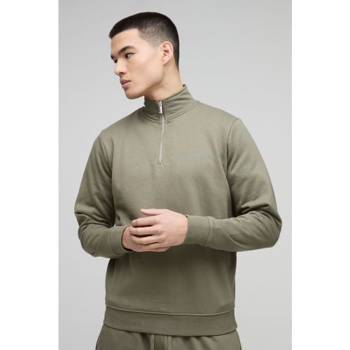 Sudadera Gruesa Con Cremallera Y Cuello Alto Edizione - boohoo - Modalova