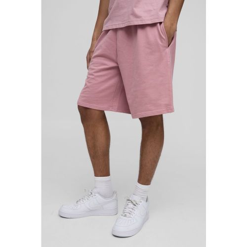 Short oversize mi-long basique - S - Boohooman - Modalova