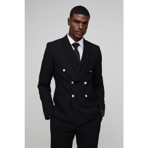 Chaqueta De Traje Recta Con Botonadura Doble - boohoo - Modalova