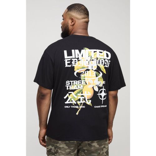 Camiseta Plus Oversize Limited Edition Con Estampado De Flores - boohoo - Modalova