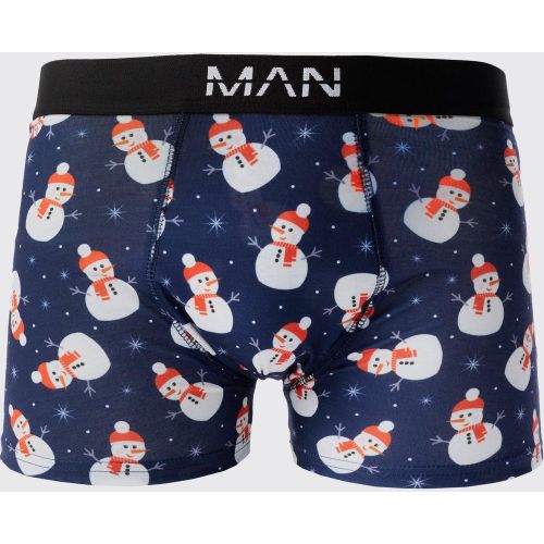 Boxer à imprimé bon de neige - L - Boohooman - Modalova