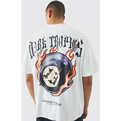 T-shirt oversize à surpiqûres - Limited Edition - S - Boohooman - Modalova