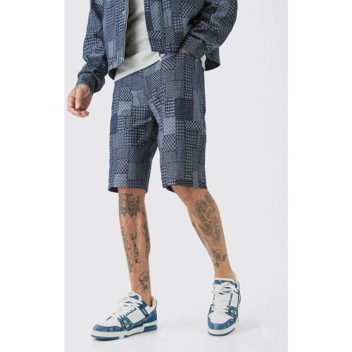 Tall - Short en jean à petites déchirures - 34 - Boohooman - Modalova