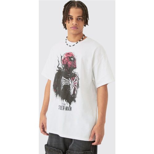 T-shirt oversize imprimé Spider-Man - S - Boohooman - Modalova