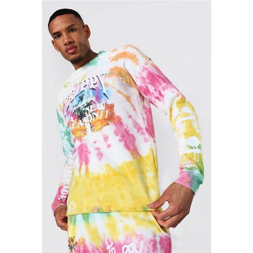 Tall - Sweat oversize imprimé - MAN homme - L - Boohooman - Modalova