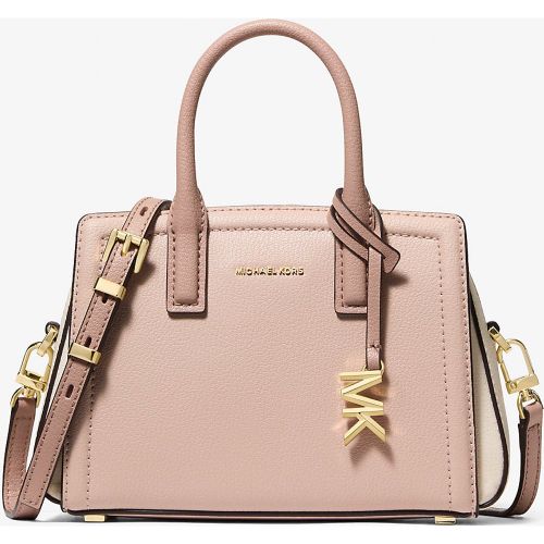 MK Très petit sac à bandoulière Laila en cuir grainé - Michael Kors - MICHAEL Michael Kors - Modalova