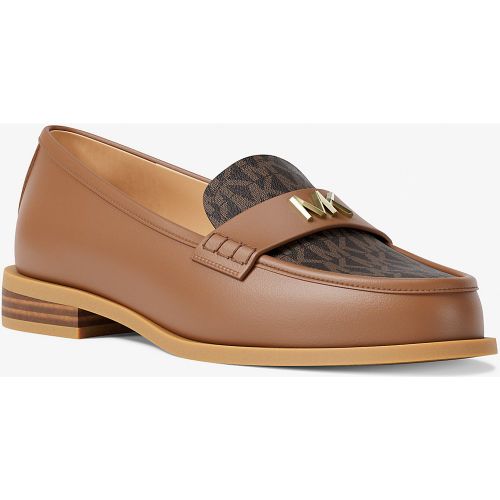 MK Mocassin Lex en cuir et à logo Signature - Michael Kors - MICHAEL Michael Kors - Modalova