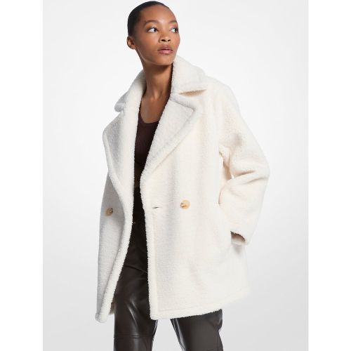 MK Manteau teddy en fausse fourrure - Michael Kors - MICHAEL Michael Kors - Modalova