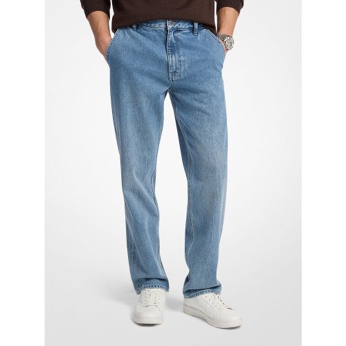 MK Jean Finn en denim extensible à coupe droite - Michael Kors - Michael Kors Mens - Modalova