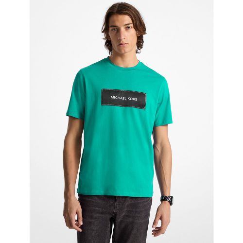 MK T-shirt en coton avec logo - Michael Kors - Michael Kors Outlet - Modalova