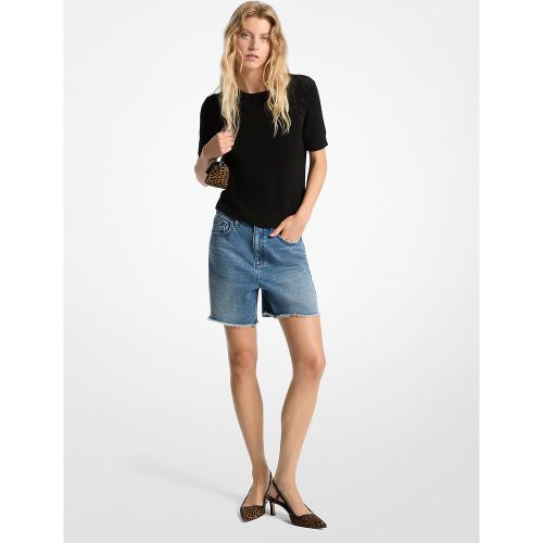 MK Short boyfriend en denim - Michael Kors - MICHAEL Michael Kors - Modalova