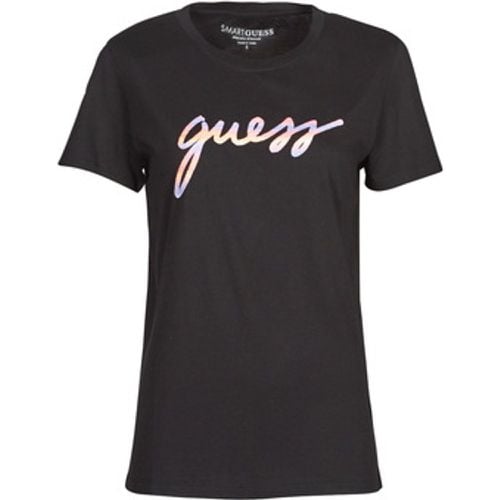 SS SUNSET GRADIENT LOGO women's T shirt in - Guess - Modalova