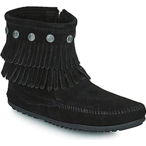 DOUBLE FRINGE SIDE ZIP BOOT women's Mid Boots in - minnetonka - Modalova